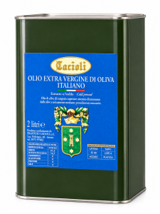 N° 2 Latte Olio Extra Vergine di Oliva 2 LT 100 % ITALIANO  Produzione 26/27 ESTRATTO A FREDDO | Frantoio Cacioli